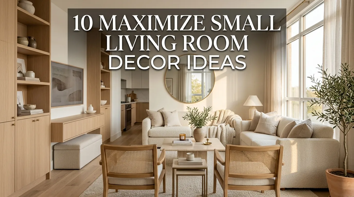 10 Maximize Small Living Room Decor Ideas
