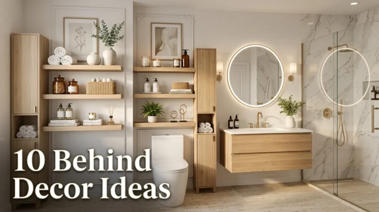 10 Behind Toilet Decor Ideas