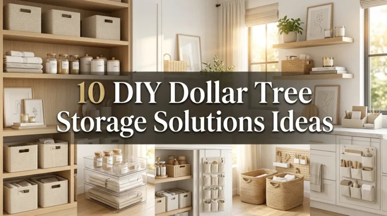 10 DIY Dollar Tree Storage Solutions Ideas