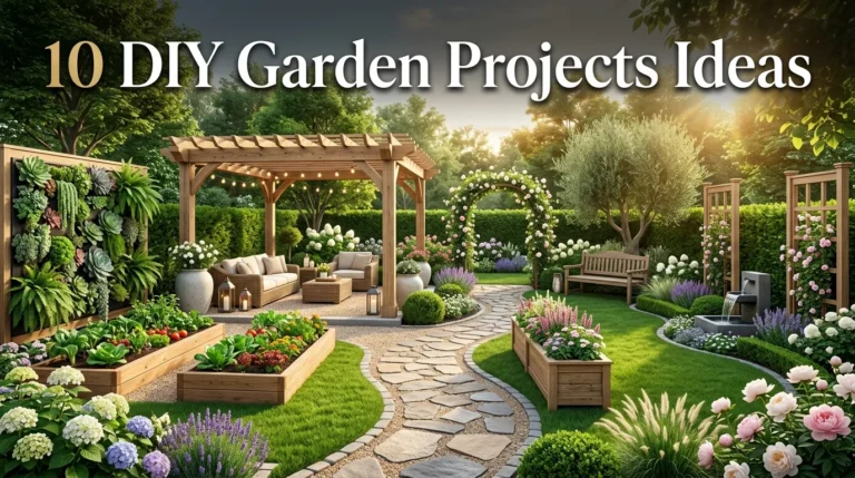 10 DIY Garden Projects Ideas