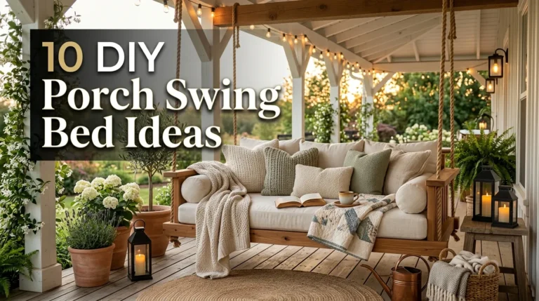 10 DIY Porch Swing Bed Ideas