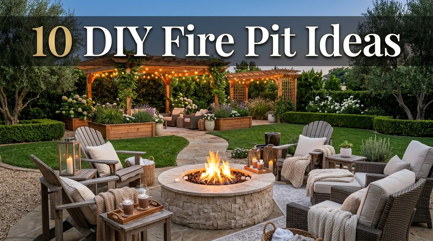 10 DIY Fire Pit Ideas