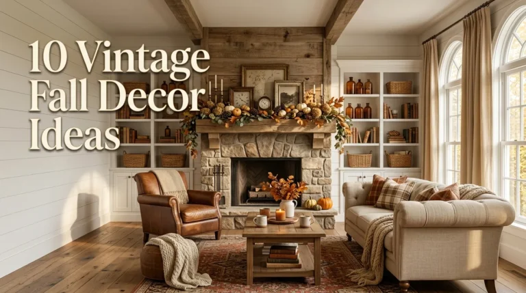 10 Vintage Fall Decor Ideas