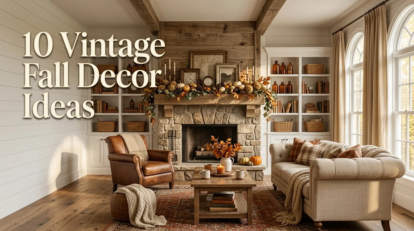 10 Vintage Fall Decor Ideas