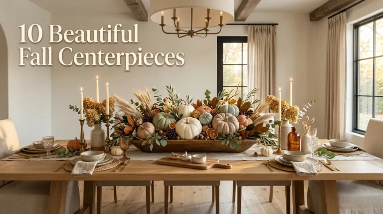 10 Beautiful Fall Centerpieces