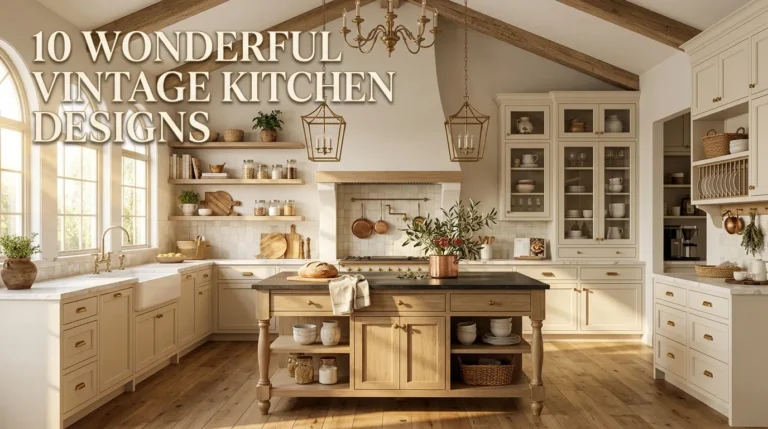 10 Wonderful Vintage Kitchen Designs