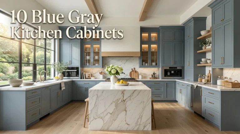10 Blue Gray Kitchen Cabinets