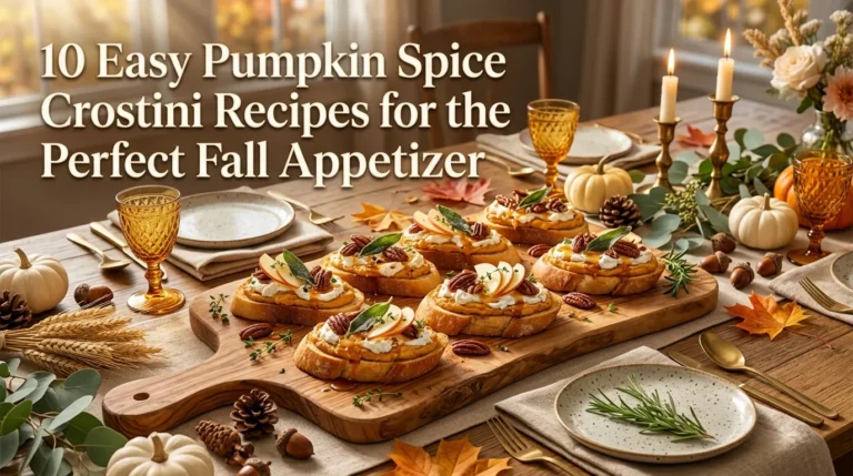 10 Easy Pumpkin Spice Crostini Recipes for the Perfect Fall Appetizer