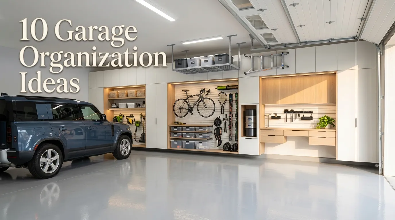 10 Garage Organization Ideas