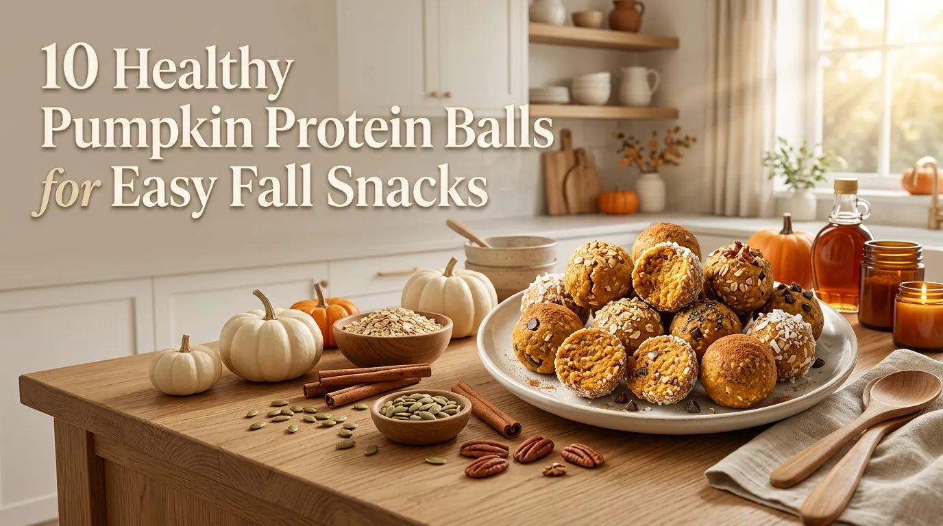 10 Healthy Pumpkin Protein Balls for Easy Fall Snacks