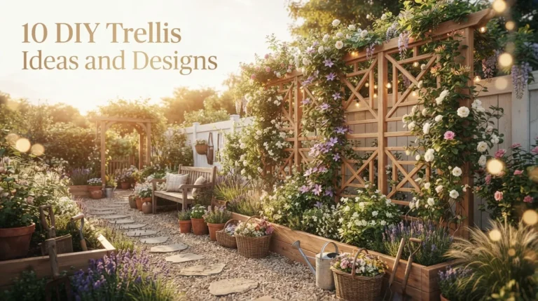 10 DIY Trellis Ideas and Designs