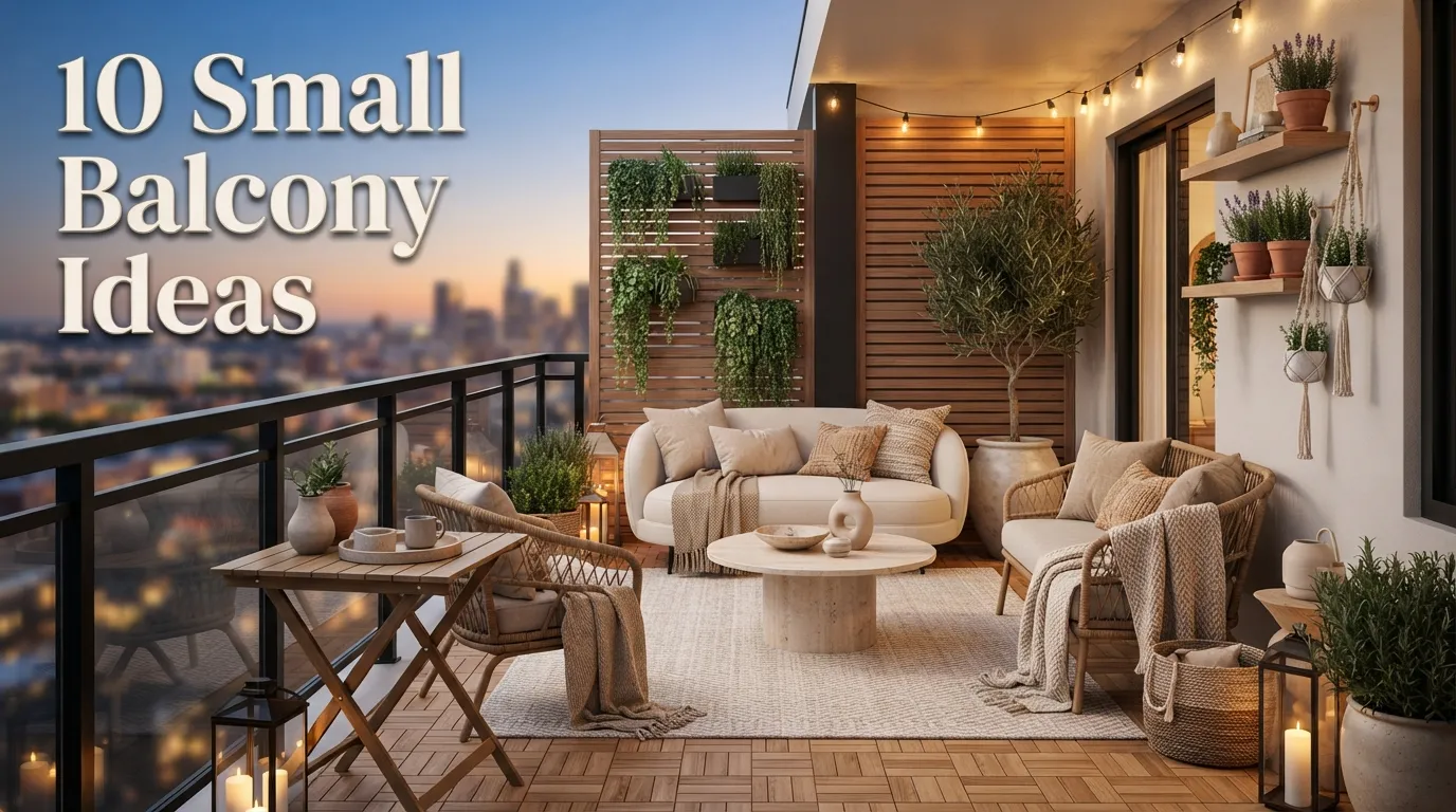 10 Small Balcony Ideas