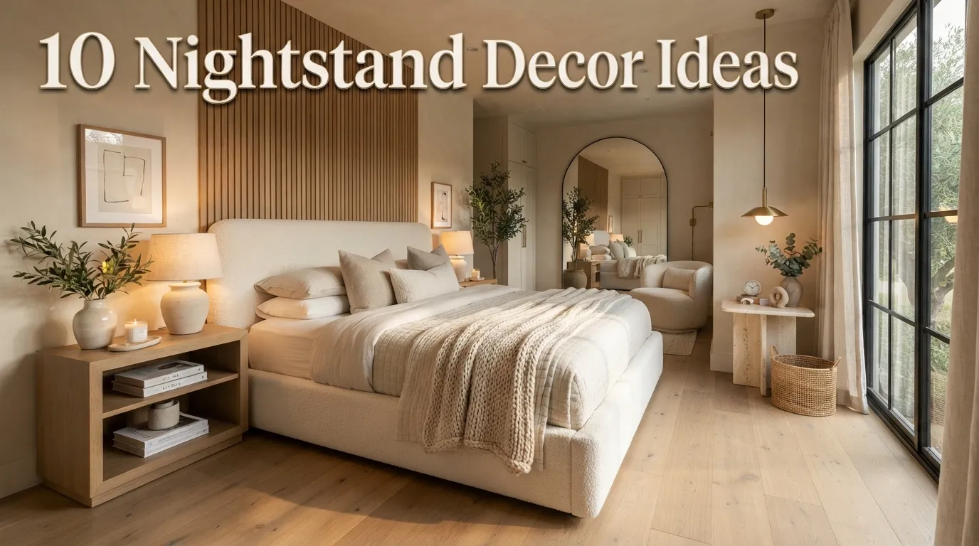 10 Nightstand Decor Ideas