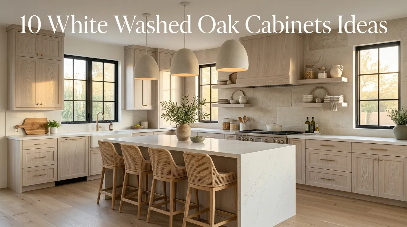 10 White Washed Oak Cabinets Ideas