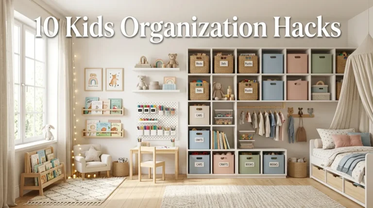 10 Kids Organization Hacks