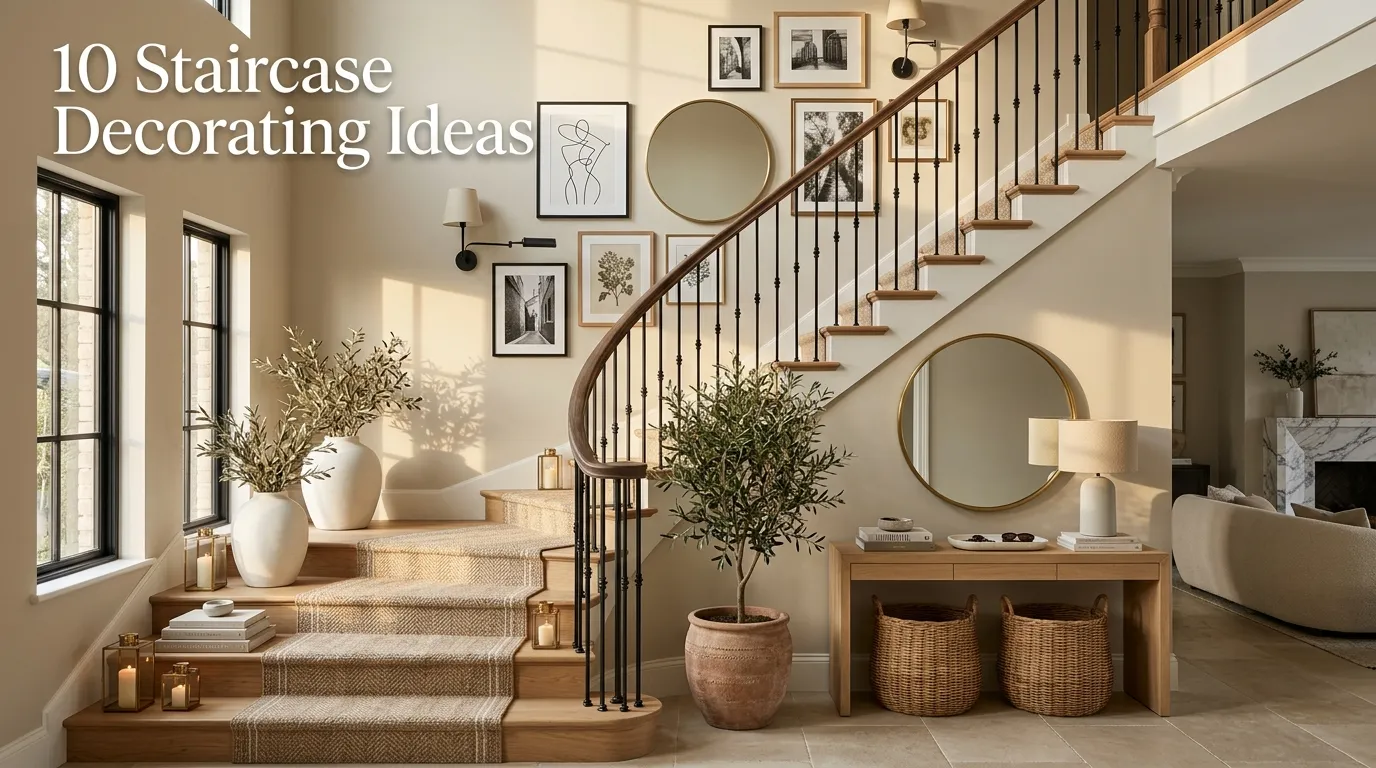 10 Staircase Decorating Ideas