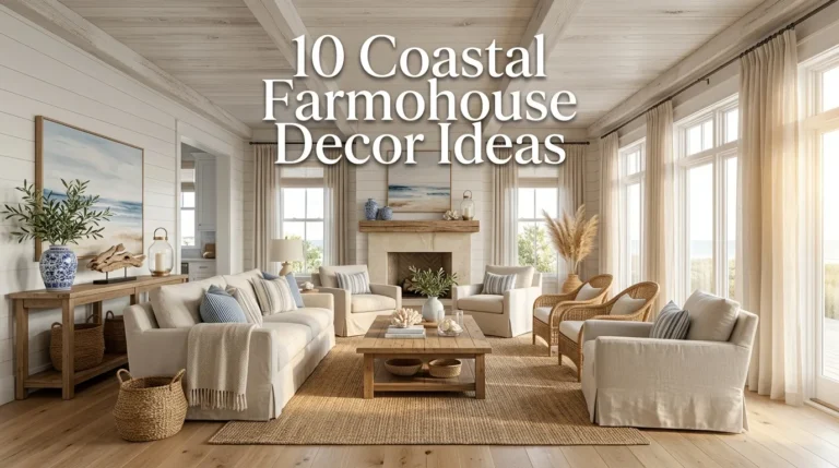 10 Coastal Farmhouse Decor Ideas
