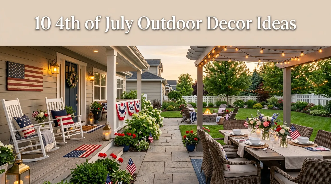 10 4th of July Outdoor Decor Ideas