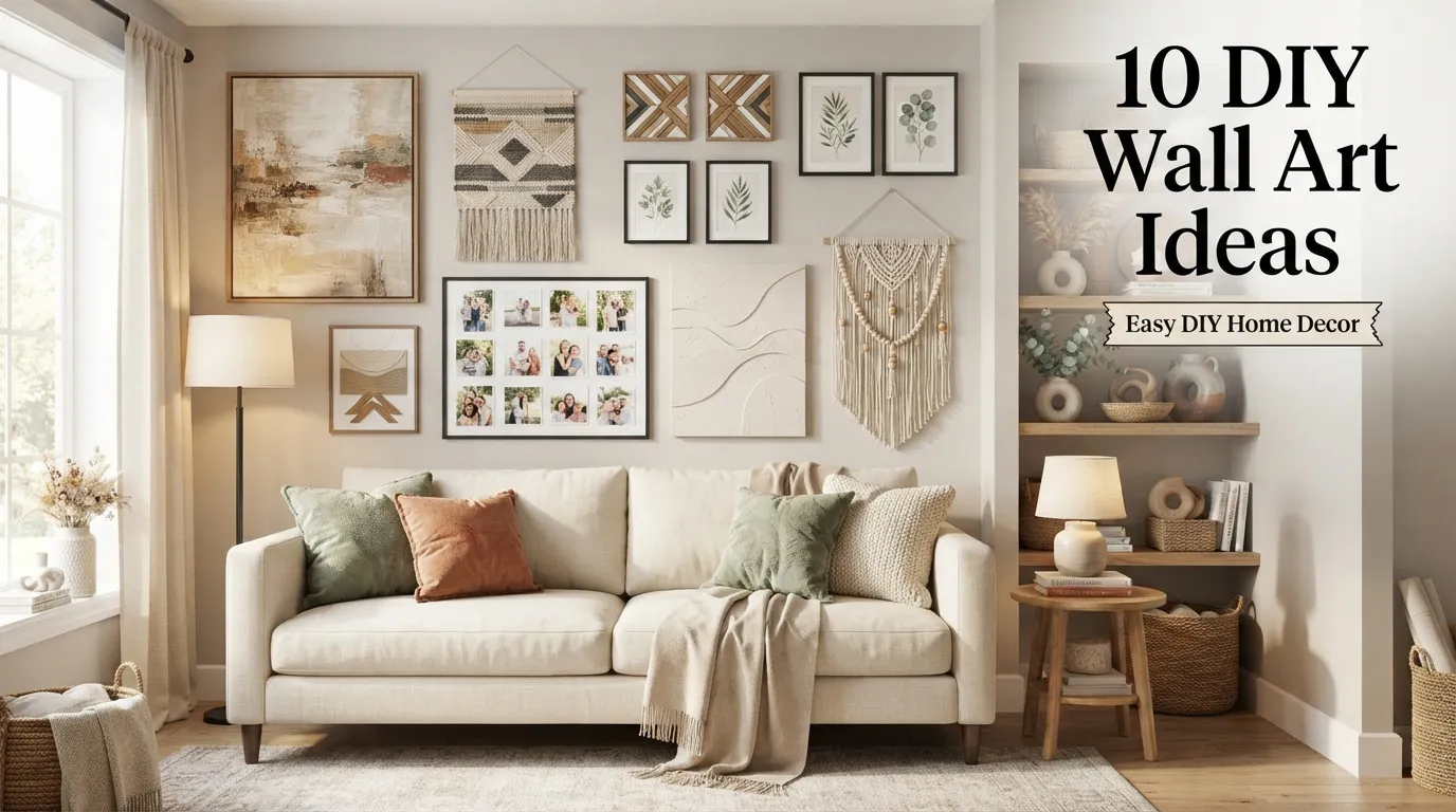 10 DIY Wall Art Ideas