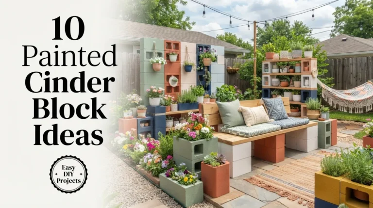 10 Painted Cinder Block Ideas
