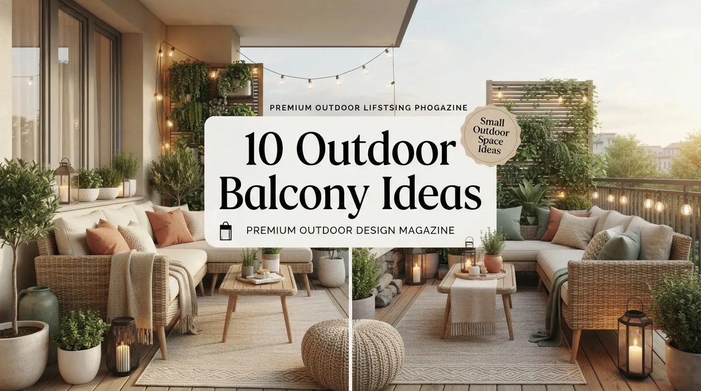 10 Outdoor Balcony Ideas