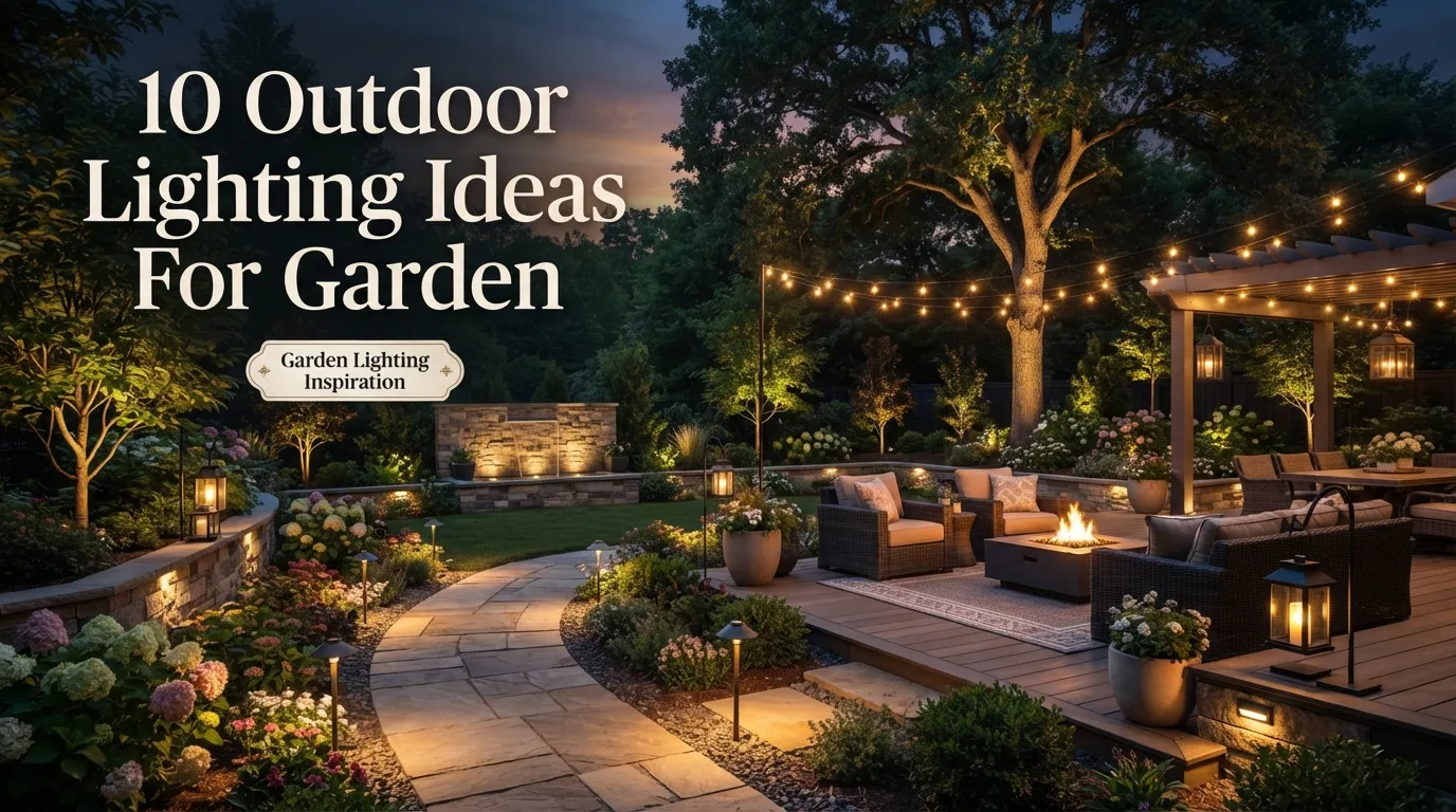 10 Outdoor Lighting Ideas for Garden