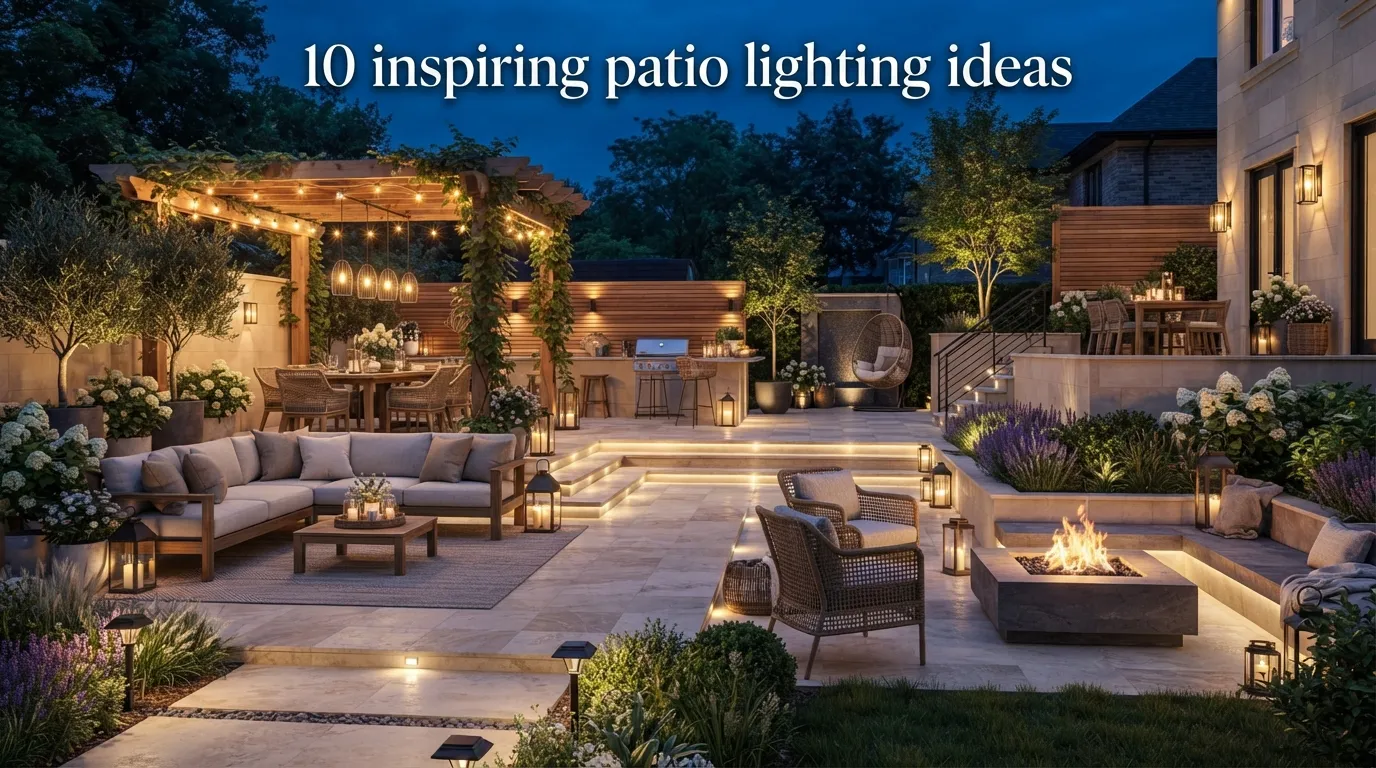 10 Patio Lighting Ideas