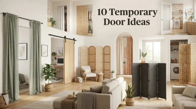 10 Temporary Door Ideas