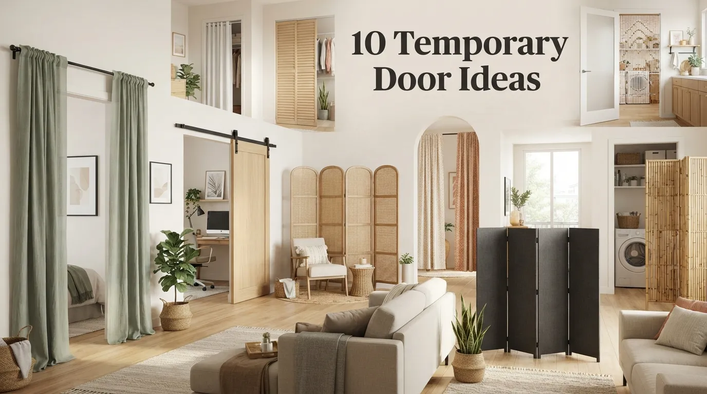 10 Temporary Door Ideas