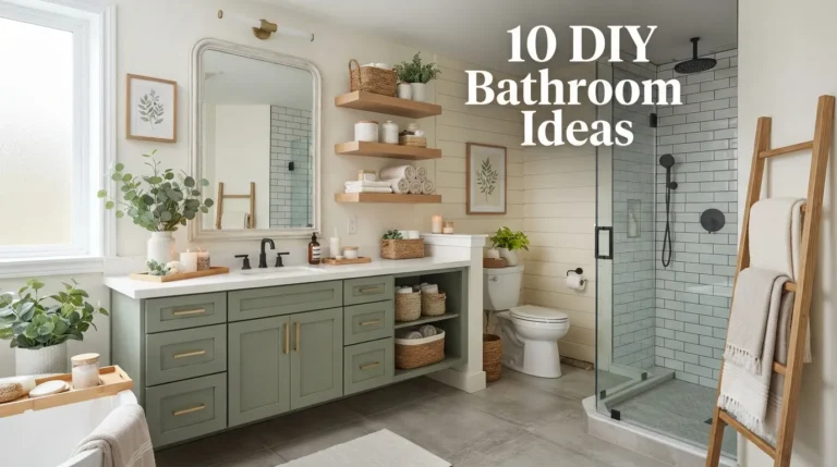 10 DIY Bathroom Ideas