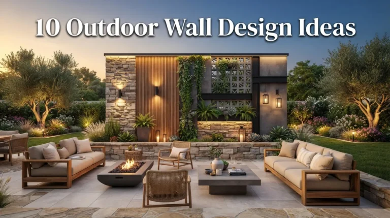 10 Outdoor Wall Design Ideas