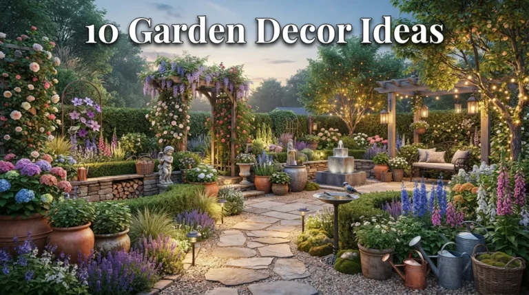 10 Garden Decor Ideas