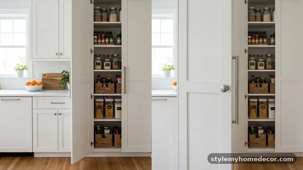 Aligning with Adjacent Cabinetry - Should Pantry Tall Door Handles Be Placed at Standard Door Knob Height?