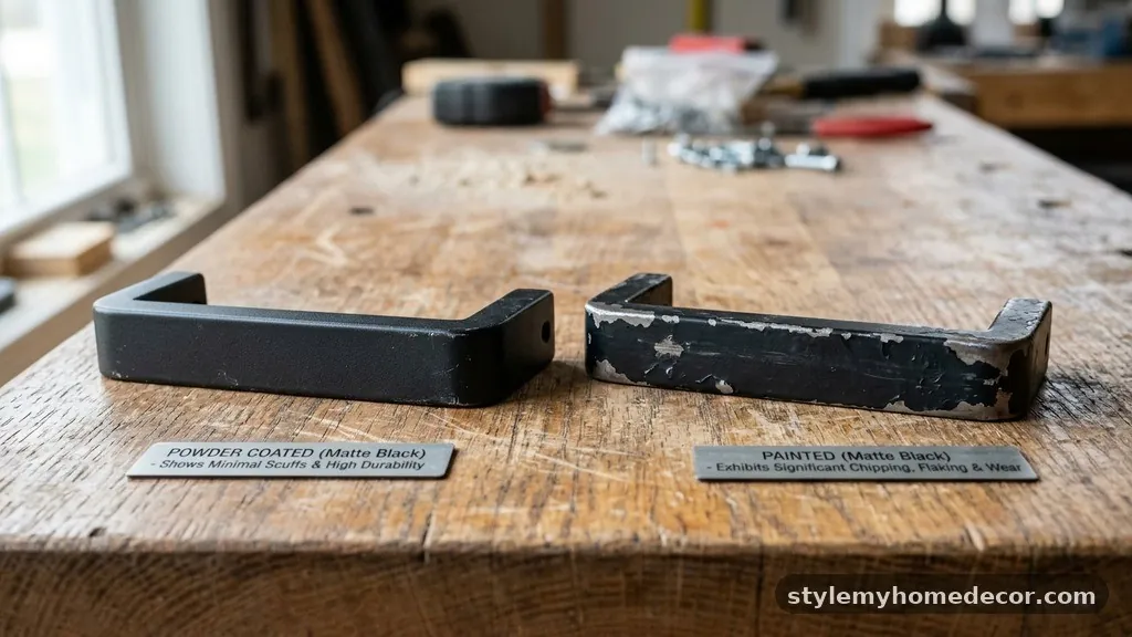 Common Myths About Matte Finishes - Does Matte Black Hardware Chip Over Time? (Powder Coated vs Painted)