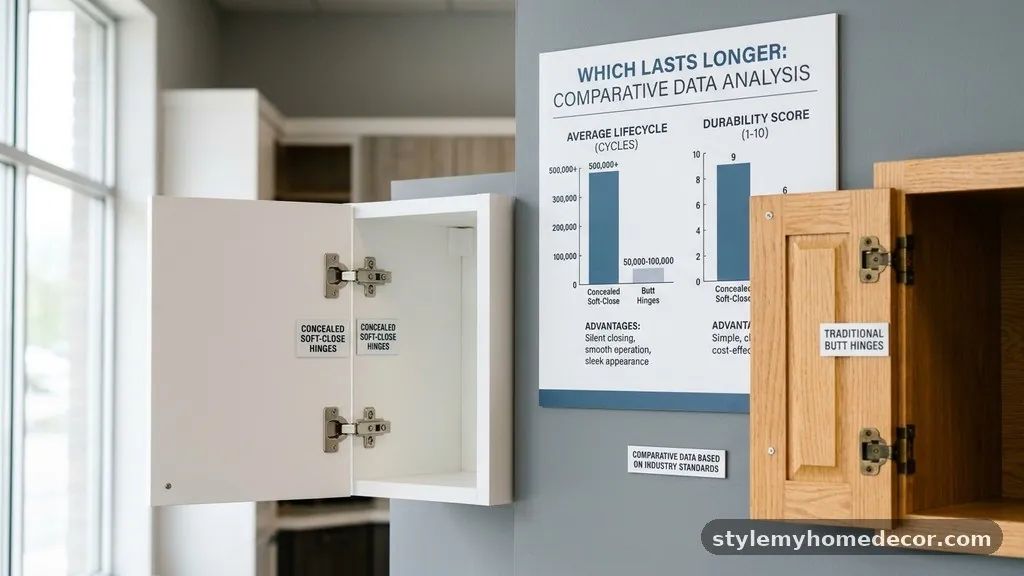 Comparative Data Analysis - Concealed Soft-Close Hinges vs Traditional Butt Hinges: Which Lasts Longer?