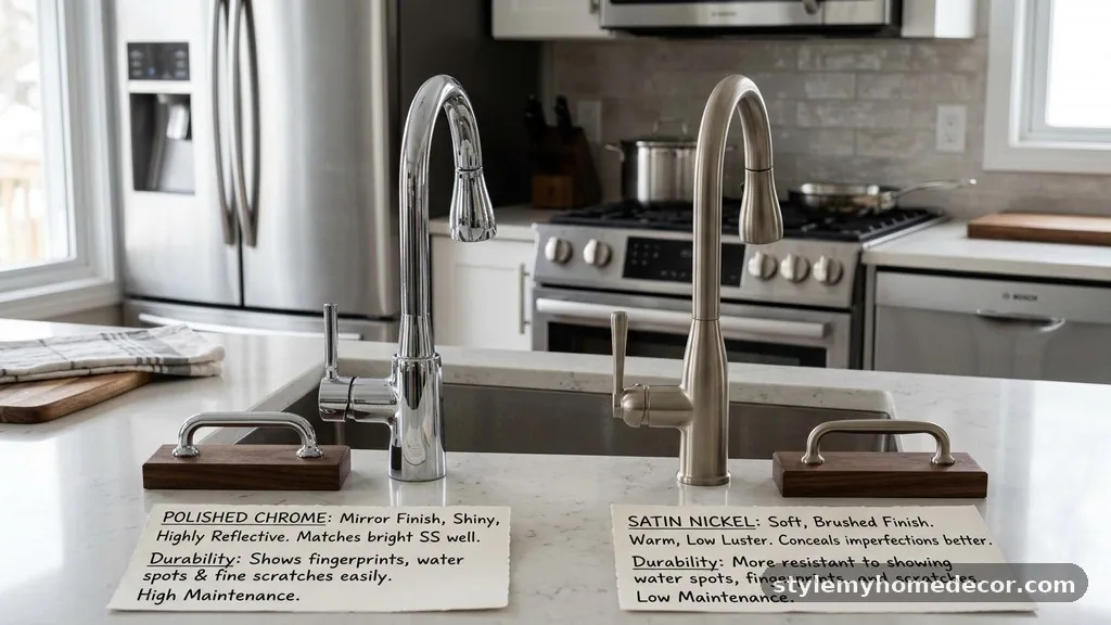 Comparing Durability and Maintenance - Polished Chrome vs Satin Nickel: Which Matches Stainless Steel Appliances?