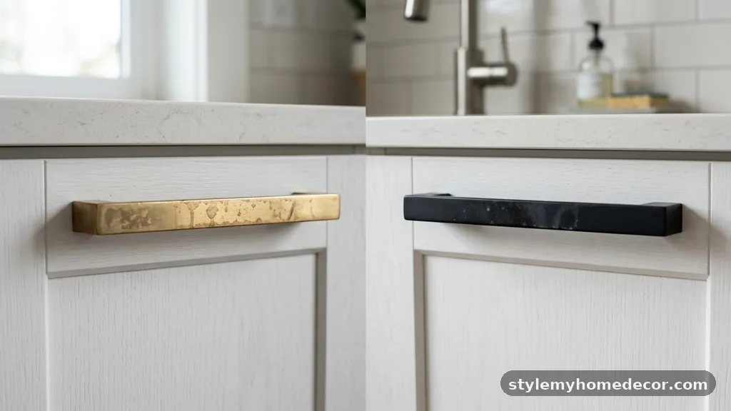 Comparing Maintenance and Cleaning Requirements - Brushed Brass vs Matte Black Cabinet Hardware: Which Shows Water Spots?