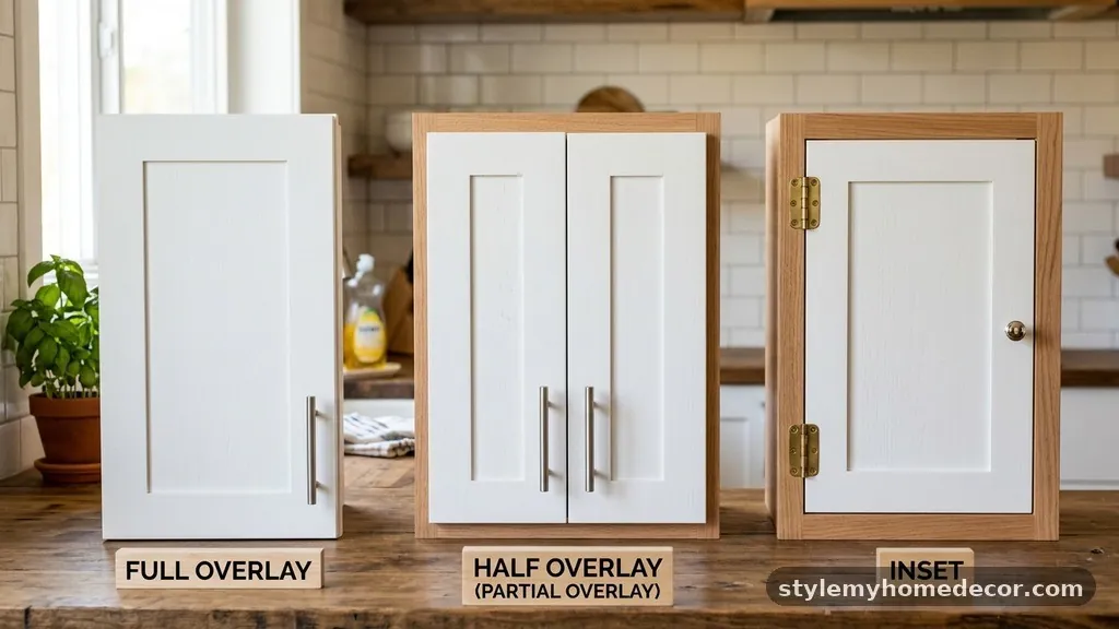 Defining the Structural Differences - Full Overlay vs Half Overlay vs Inset Cabinets: Hardware Differences