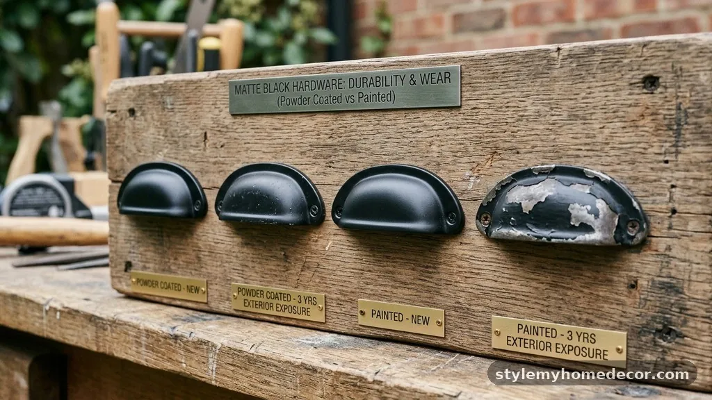 Environmental Factors and Wear - Does Matte Black Hardware Chip Over Time? (Powder Coated vs Painted)