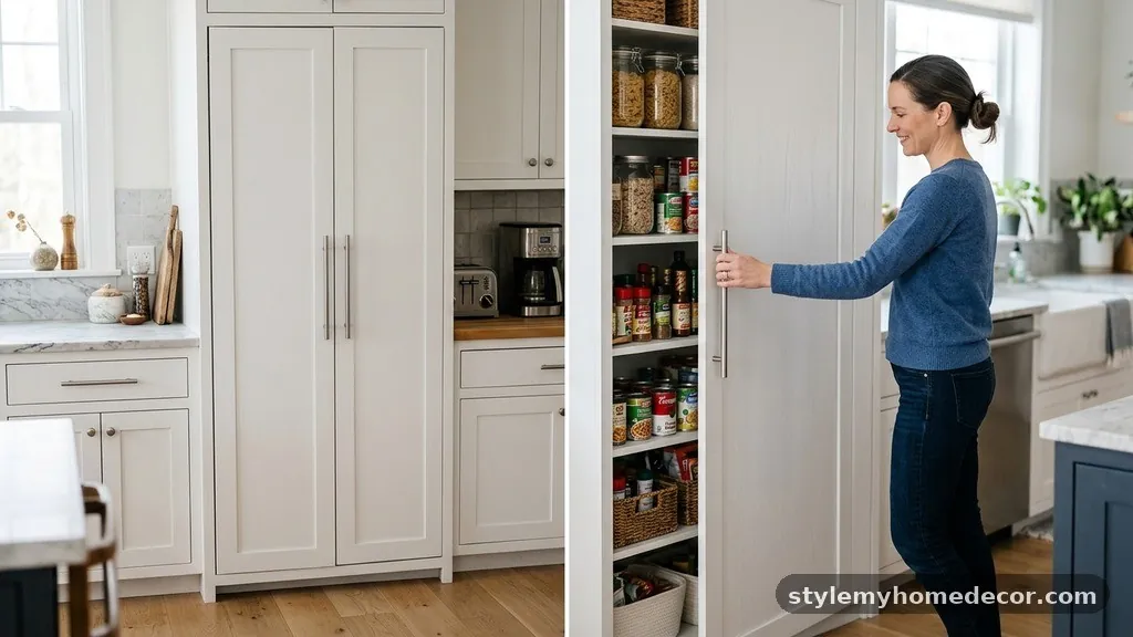 Ergonomics and Reach Requirements - Should Pantry Tall Door Handles Be Placed at Standard Door Knob Height?