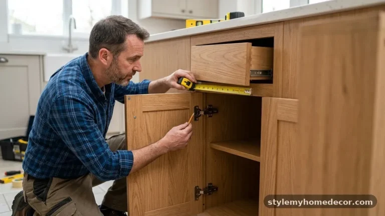 How to Align Hardware When Cabinet Doors and Drawers Are Uneven