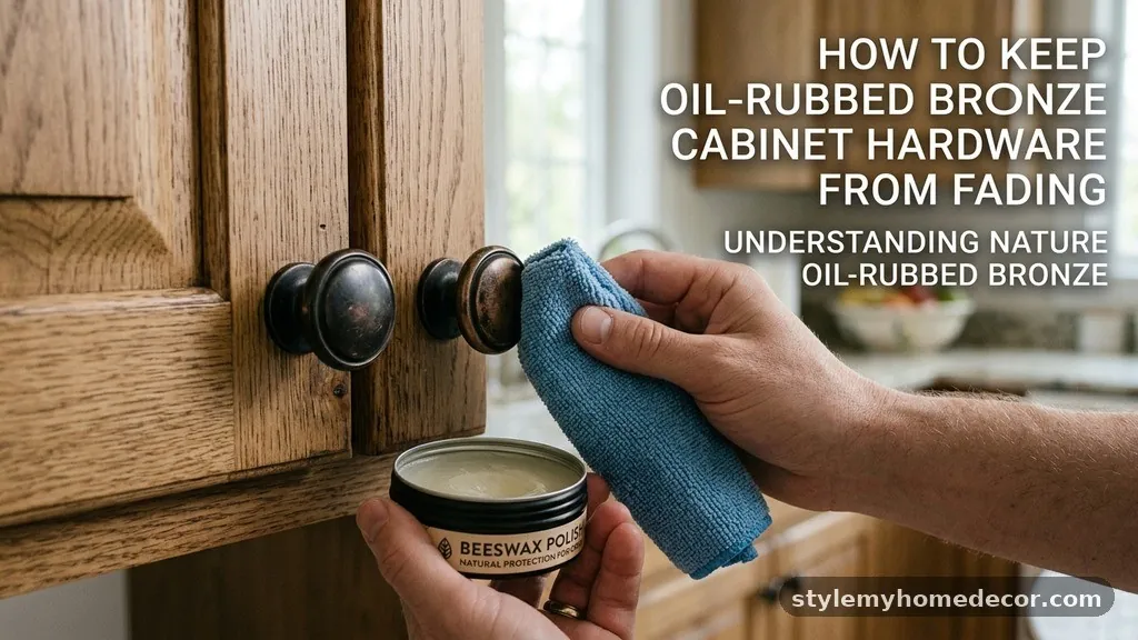 How to Keep Oil-Rubbed Bronze Cabinet Hardware from Fading