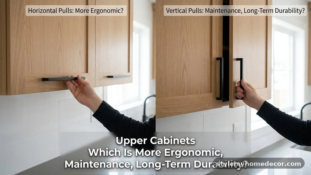 Maintenance and Long-Term Durability - Horizontal vs Vertical Pulls on Upper Cabinets: Which Is More Ergonomic?