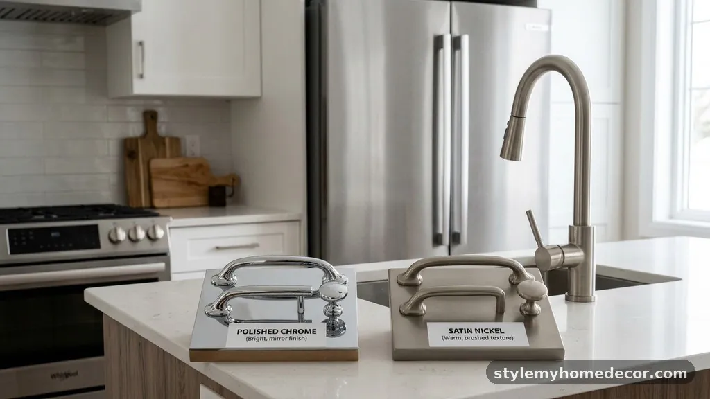 Mixing Metals Successfully - Polished Chrome vs Satin Nickel: Which Matches Stainless Steel Appliances?