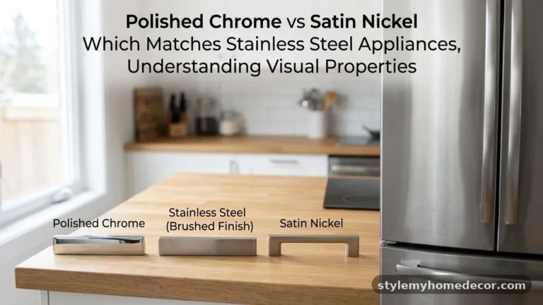 Polished Chrome vs Satin Nickel: Which Matches Stainless Steel Appliances?
