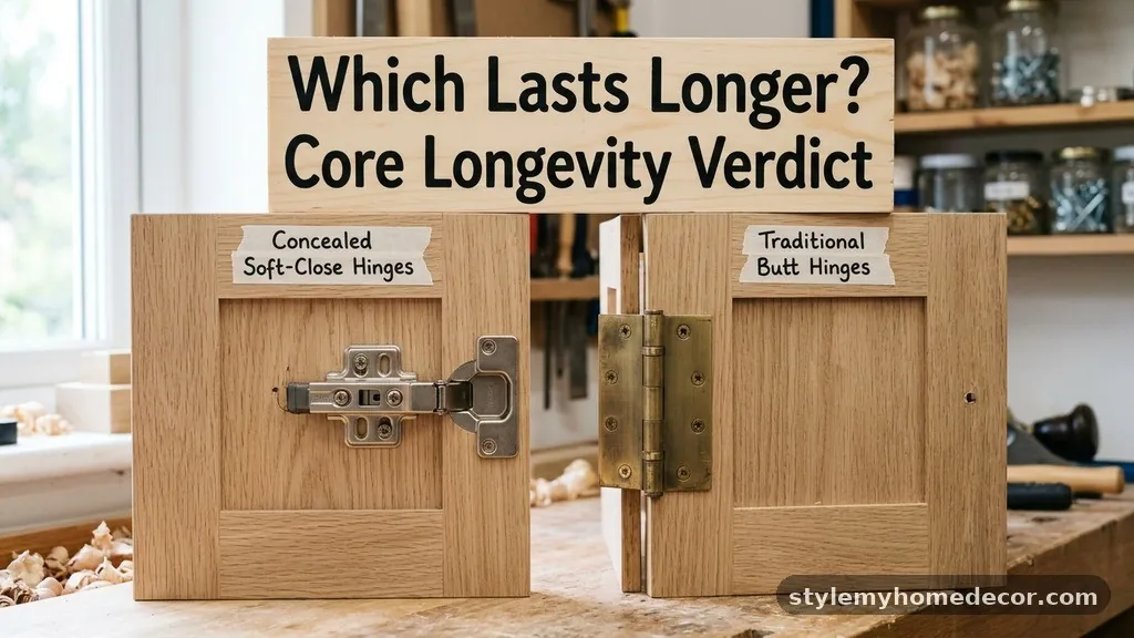 The Core Longevity Verdict - Concealed Soft-Close Hinges vs Traditional Butt Hinges: Which Lasts Longer?