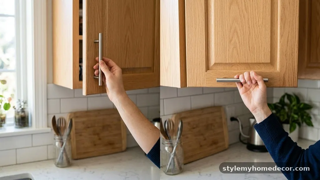 The Mechanics of Natural Wrist Movement - Horizontal vs Vertical Pulls on Upper Cabinets: Which Is More Ergonomic?