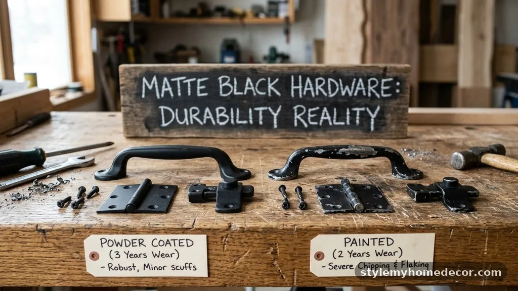 The Reality of Matte Black Hardware Durability - Does Matte Black Hardware Chip Over Time? (Powder Coated vs Painted)