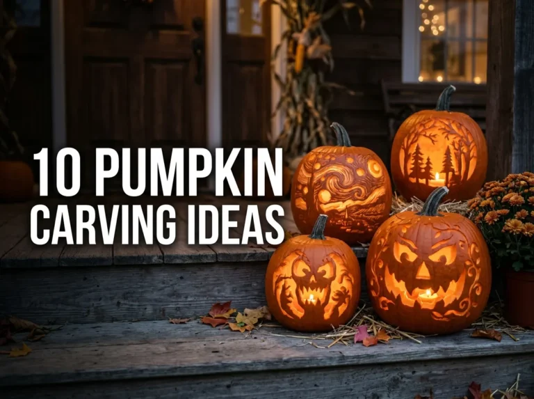 10 Pumpkin Carving Ideas  
