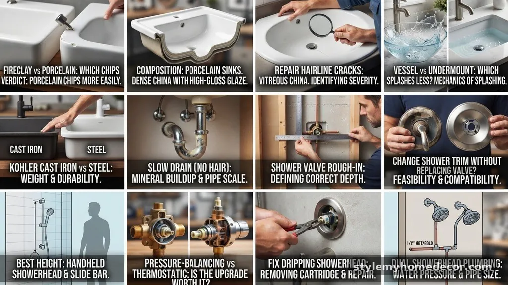 Comparing Standard Plumbing Configurations - Dual Showerhead Plumbing Requirements: Water Pressure & Pipe Size